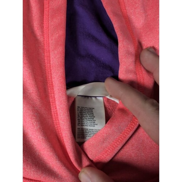 The North Face Hoodie Womens Small Pink Sweatshirt Pullover Sweater Purple Logo - Picture 7 of 12
